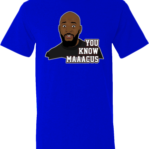 YouKnowMaaacus Official Logo Shirt in Blue