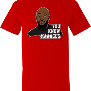 YouKnowMaaacus Official Logo Shirt in Red